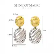 Calista Earring | Çelik Küpe 5