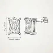 Ukrena Earring | Çelik Küpe 4