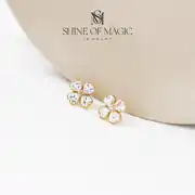 Golden Mirage Earring | Çelik Küpe 2