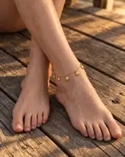 Maristel Gold Anklet | Çelik HalHal 2