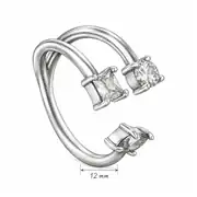 Saphyne Ring | Çelik Yüzük 3