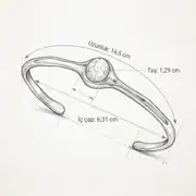 Firuzel Bracelet | Çelik Bileklik 9