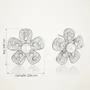 Fleurine Earring | Çelik Küpe 6