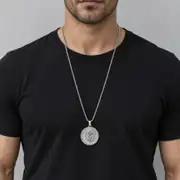 Medrion Necklace | Erkek Çelik Kolye 3
