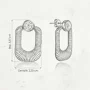 Ribelle Earring | Çelik Küpe 7