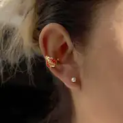 Vaole Earring | Çelik Küpe 2