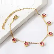 Rosalit Gold Anklet | Çelik HalHal 1