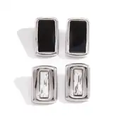 Obsidra Earring | Çelik Küpe 2