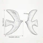 Hirvela Earring | Çelik Küpe 6