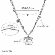 Talora Necklace | Çelik Kolye 6
