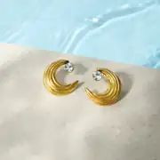 Caviosa Earring | Çelik Küpe 2