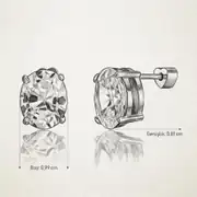 Ovessa Earring | Çelik Küpe 6
