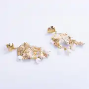 Coralune Earring | Çelik Küpe 1