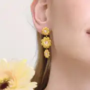Triflora Earring | Çelik Küpe 2