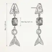 Nemora Earring | Çelik Küpe 8