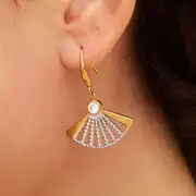 Ventaglia Earring | Çelik Küpe 2