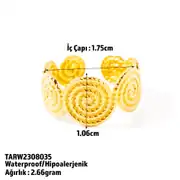 Spiraluxe Ring | Çelik Yüzük 6