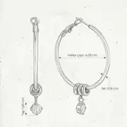 Cerchiel Earring | Çelik Küpe 4