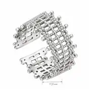 Graticce Ring | Çelik Yüzük 3