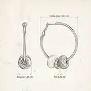Marmora Earring | Çelik Küpe 4