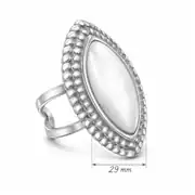 Navetta Ring | Çelik Yüzük 5