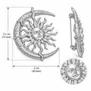 Oberlune Brooch | Çelik Broş 3
