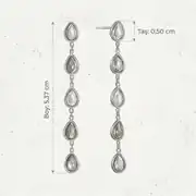 Lacrimea Earring | Çelik Küpe 5