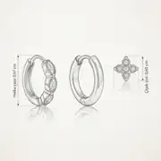 Blauvia Earring | Çelik Küpe 4