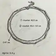 Nivora Necklace | Çelik Kolye 4