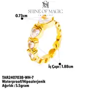 HeartGlow Ring | Çelik Yüzük 4
