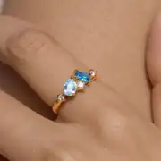 Oceanina Ring | Çelik Yüzük 3