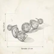 Scalina Earring | Çelik Küpe 3