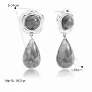 Rosvera Earring | Çelik Küpe 5