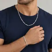 Torsella Set | Erkek Çelik Kolye ve Bileklik Seti 4
