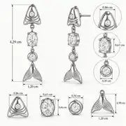Kaorsa Earring | Çelik Küpe 5