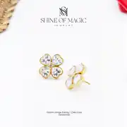 Golden Mirage Earring | Çelik Küpe 1