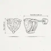 Dilara Earring | Çelik Küpe 4
