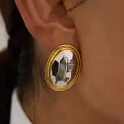 Calyra Earring | Çelik Küpe 2