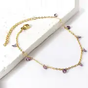 Lavira Gold Anklet | Çelik HalHal 1