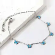 Papillora Silver Anklet | Gümüş Renk Çelik Halhal 1