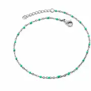 Mentessa Silver Anklet | Gümüş Renk Çelik Halhal 1