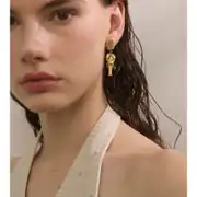 Cascrata Earring | Çelik Küpe 3