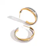 Duetta Earring | Çelik Küpe 1