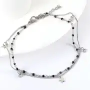 Stelora Silver Anklet | Gümüş Renk Çelik Halhal 1