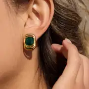 Viridane Earring | Çelik Küpe 4