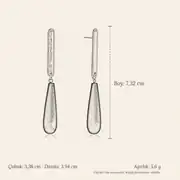 Ebenora Earring | Çelik Küpe 5