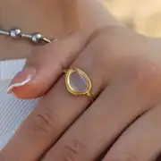 Limpida White Ring | Çelik Yüzük 2