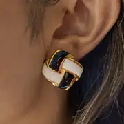 Intrecia Earring | Çelik Küpe 5
