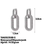 Rune-S Earring | Çelik Küpe 4