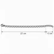 Kordelia Anklet | Çelik HalHal 3